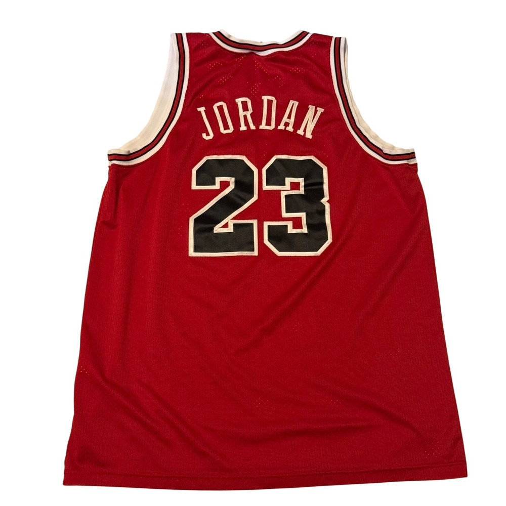 Nike Michael Jordan Chicago Bulls #23 Jersey XXL Red Mesh Flight 84-03 2000s